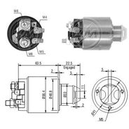 AUTOMATICO RELE MOTOR PARTIDA INDIEL VW-FORD-FIAT 12V - ZM471