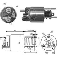 AUTOMATICO RELE MOTOR PARTIDA MARELLI FIESTA KA 12V  - ZM395
