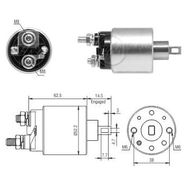 AUTOMATICO RELE MOTOR PARTIDA HITACHI PALIO-PUNTO-SIENA  - ZM3710