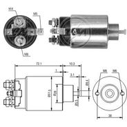 AUTOMATICO RELE MOTOR PARTIDA MITSUBISHI JEEP CHEROKEE  - ZM695