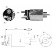 AUTOMATICO RELE MOTOR PARTIDA MITSUBISHI FOCUS-FUSION 12V - ZM3795