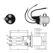 AUTOMATICO RELE MOTOR PARTIDA MITSUBISHI SCANIA P-R-T 24V - ZM4428