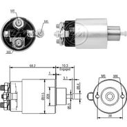 AUTOMATICO RELE MOTOR PARTIDA MITSUBISHI FOCUS-NEW FIESTA - ZM1995