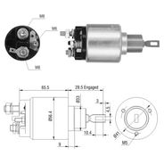 AUTOMATICO RELE MOTOR PARTIDA BOSCH PORCHE 12V  - ZM472