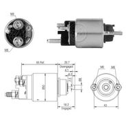 AUTOMATICO RELE MOTOR PARTIDA DENSO F150 F250 F350 12V  - ZM8708