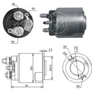 AUTOMATICO RELE MOTOR PARTIDA VALEO CORSA-CELTA VHC 12V - ZM494