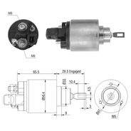 AUTOMATICO RELE MOTOR PARTIDA BOSCH POLO-GOLF 94..  - ZM972