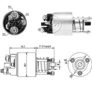 AUTOMATICO RELE MOTOR PARTIDA MARELLI PEUGEOT 206-207-307 - ZM2397
