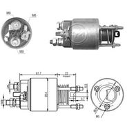 AUTOMATICO RELE MOTOR PARTIDA MARELLI SIENA-PUNTO-UNO 12V - ZM7595