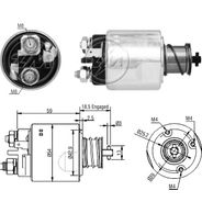 AUTOMATICO RELE MOTOR PARTIDA VALEO HR-KIA BONGO 12V  - ZM5491