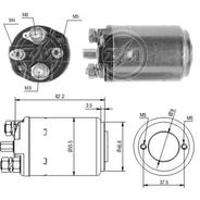 AUTOMATICO RELE MOTOR PARTIDA WAPSA VW GOL-SAVEIRO 12V - ZM511