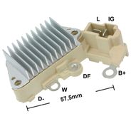 REGULADOR ALTERNADOR EMPILHADEIRAS DENSO 14V  - GA870