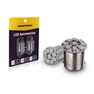 LAMPADA LED 67 BA15S-3528-9SMD AMARELA - TP5013