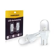 LAMPADA LED PINGO BASE ESMAGADA 1LED 12V T10 - TP5042
