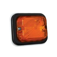 LANTERNA LED COM HASTE POS OVAL ACRILICO AMARELA  - PRL09041961AM