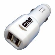 CARREGADOR  AUTOMOTIVO PARA CELULARES COM 2 SAÍDAS USB -12V 24V  - DNI0585