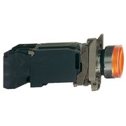 Botão 22mm Metálico Luminoso 230 6V 1NF XB4BW3545 - Schneider