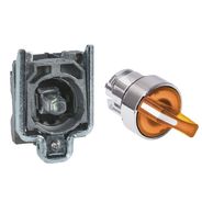 Botão Comutador 22mm Metálico Luminoso Led 24v 1NA AM XB4BK125B1 - Schneider