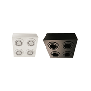 Plafon Sobrepor Quadrado Pigmentado PAR20 Ref.7690 - Damlux