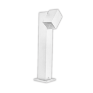 Poste Ornamental Articulado Quadrado Branco - Belly Lustres