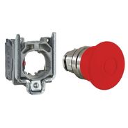 Botão 22mm Metálico Emergência Soco Emp. Puxar D40 2NA VM XB4BT43 - Schneider