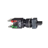 Botão Comutador 16mm Plástico Com Manopla Quadrado 3 Posições NA1NF XB6CD235B - Schneider