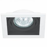 Spot Quadrado Conecta Com Moldura Para Mini Dicróica Ref.NS7351P BR/PT - Bella Iluminação