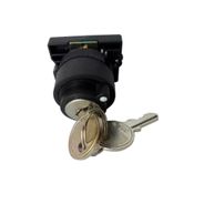 Botão Comutador com Chave Preto 0-1 D2 Retorno - Steck