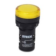 Sinalizador Led Max Botton 22,5mm 110vac Cod. Slds1103 Amarelo-Steck