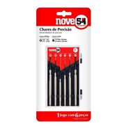 Jogo de Chaves de Precisão Com 6 Peças - Nove54