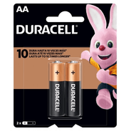 Bateria Alcalina Pequena AA Cartela Com 2 Unidades MN1500B - Duracell