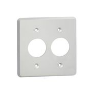 Placa 4x4 2 Tomadas Redondas Silentoque 8555 - Pial