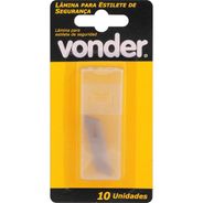 Lâmina P/ Estilete Segurança Com 10 Peças - Vonder