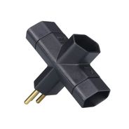 Pino Adaptador 2P 10A ADP1-21 Preto Ref. 13067 - Margirius