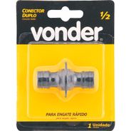Jardim Conector Duplo P/ Engate Rapido 1/2" - Vonder