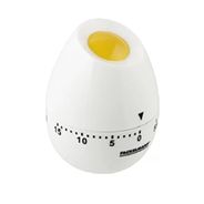 Temporizador ou Timer  no formato de ovo - Branco