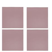 Guardanapo 4 unidades Liso Rosa Vintage 40x40 100% algodao