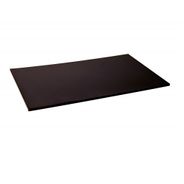 Tabua de Corte LISA polietileno - Preta - 33 x 25 - Gourmet