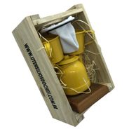 Kit de Café Individual - Amarelo - Demolição com engradado