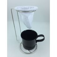 Kit Coador De Café Egoista Mais Caneca Preta