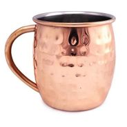 Caneca de inox para Moscow mule cor bronze