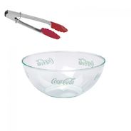 Saladeira Coca Cola verde transp 1.8L-  21cm - com pegador