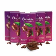 Chocolate Ao Leite com Colágeno 30g - Kit com 5 unidades