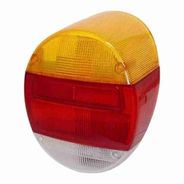 LENTE DA LANTERNA TRASEIRA VW FUSCA TRICOLOR MODELO FAFA - COFRAN - 2301.4