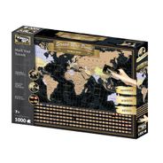 Quebra Cabeça Scratch-off Mapa Mundi 1000 peças Multikids - BR1626