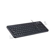 Teclado Multimídia Compacto Teclas Redondas Preto Usb Multilaser - TC234