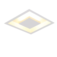 Plafon Embutir Luz Indireta 25 X 25 P/2 Lamp.G9 Ref.250/2 - Usina