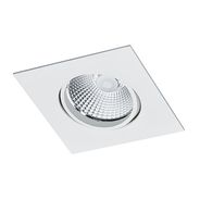 Spot Dicroica Embutir Quadrado Branco Fosco P/1 Dic.Gu10 Ref. Bl1084/1 - Bella Luce