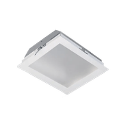 Plafon Embutir Slim Acrílico LS 2 X El 20 X 20cm Branca Ref.896.86 - Incolustre