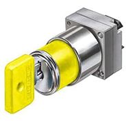 Botão Frontal 3SB3500-3BK01 2 Posições Interruptor Chave Metálico Amarelo – Siemens